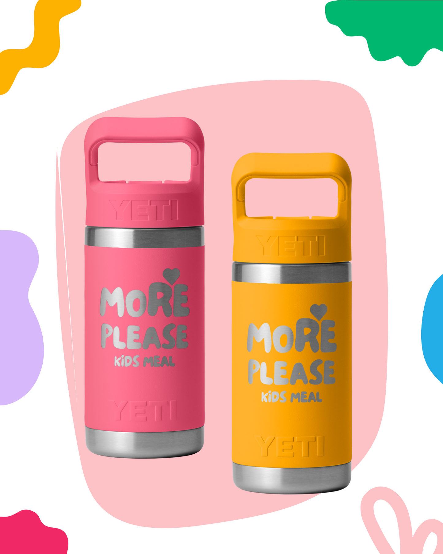 Yeti Water Bottle for More Please Kids Meal