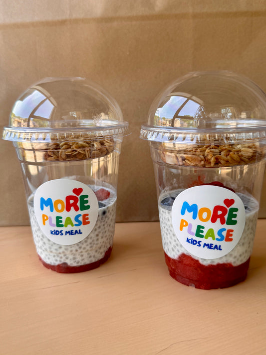 Strawberry Chia Pudding with Homemade Granola