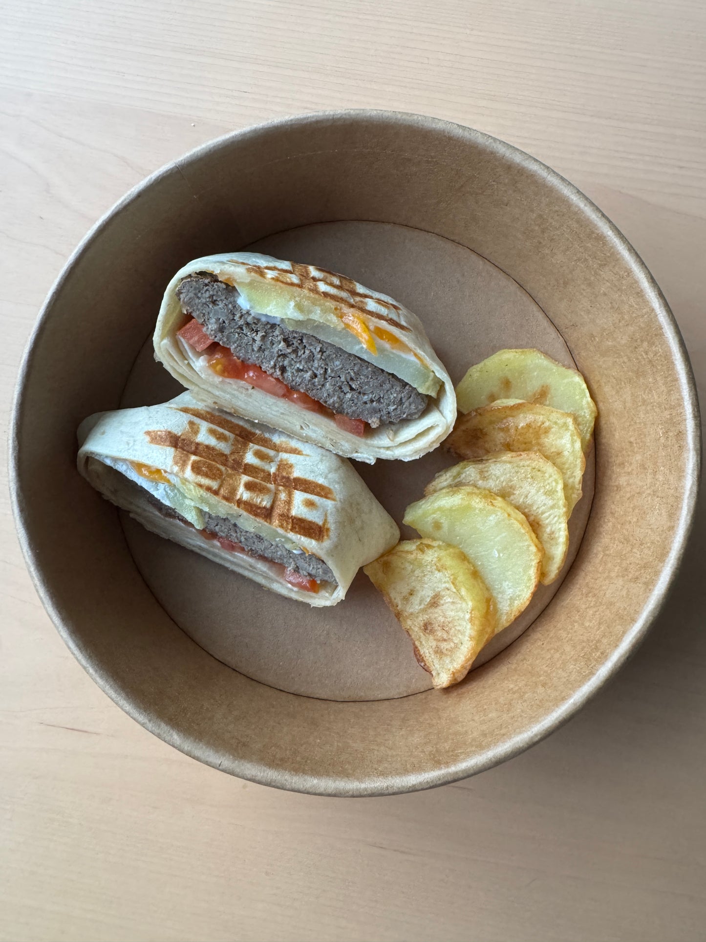 Quesadilla Burger Wrap