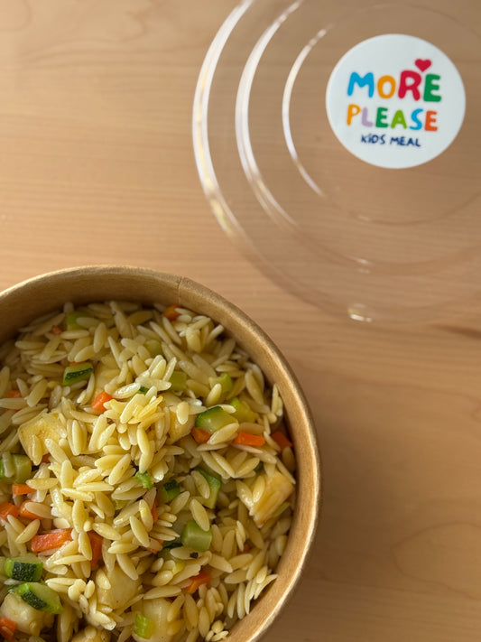 Orzo Pasta with Veggies