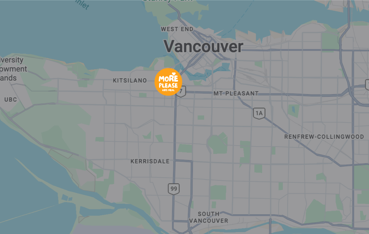 Vancouver delivery area map